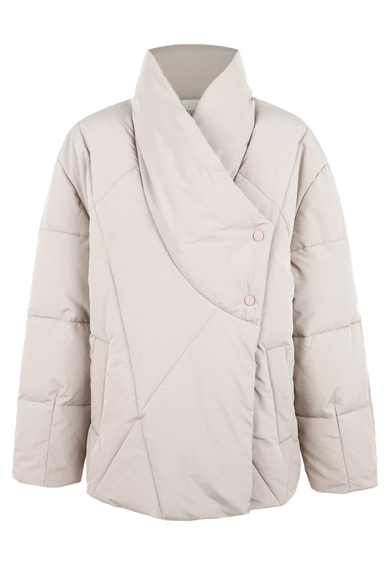 Damen Leichte Jacken | Hoss Intropia WITH WRAPAROUND COLLAR Winterjacke beige - XC63601 Damen Leichte Jacken | Hoss Intropia WITH WRAPAROUND COLLAR Winterjacke beige - XC63601
