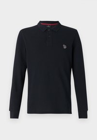 SLIM FIT ZEBRA - Tops ar garām piedurknēm - dark blue