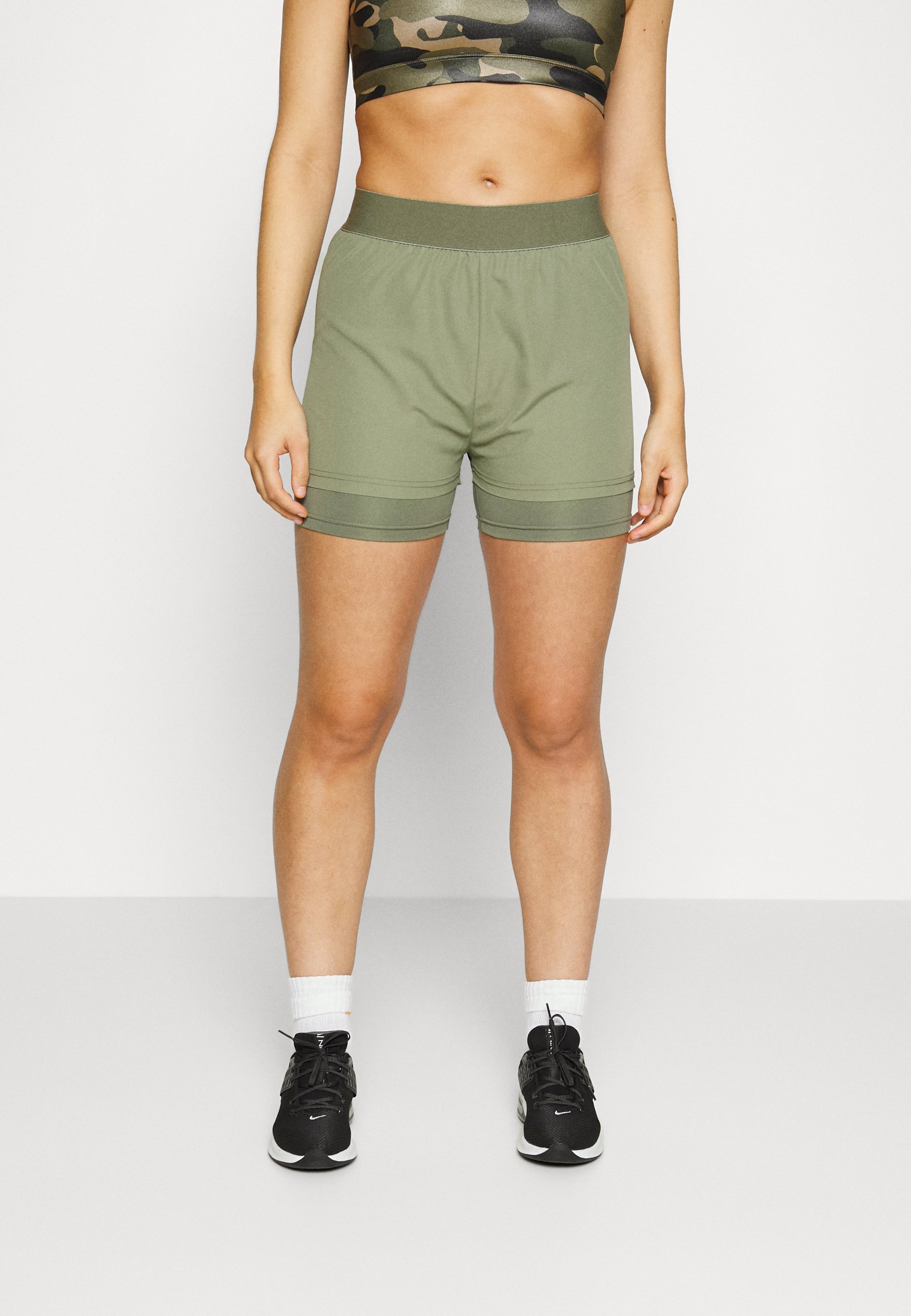 Even\u0026Odd Active 2in1 Sports Shorts, Women's, Size: XS, Khaki