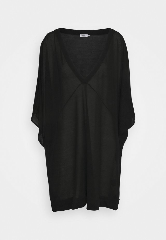 BEACH TUNIC - Akcesoria plażowe - black