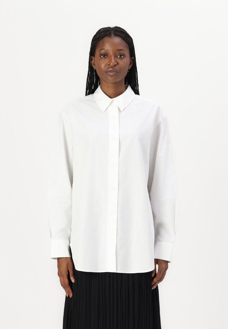 Samsøe Samsøe LOVAR SHIRT - Πουκαμίσα με κουμπιά - white