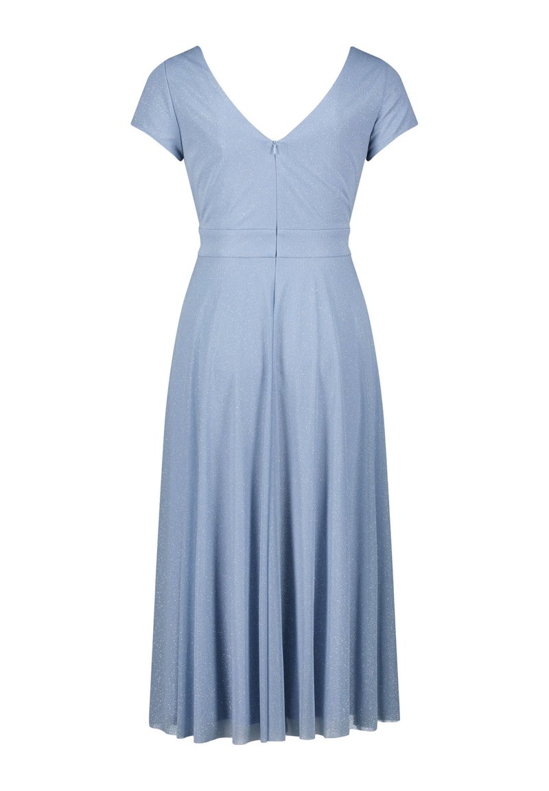 sachin and babi light blue dress Visualize Long Sleeve Mini Dress Light Blue