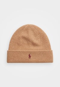 WASHABLE CASHMERE BEANIE - Pipo - brown sugar melange