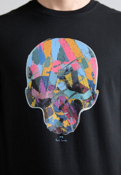 PS Paul Smith MENS SLIM FIT MULTI SKULL - T-shirts med print - blacks
