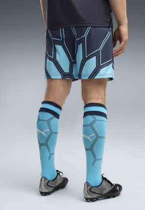 Puma, OLYMPIQUE DE MARSEILLE 26/27 TORWARTSHORTS - Urheilushortsit - bright aqua-club navy