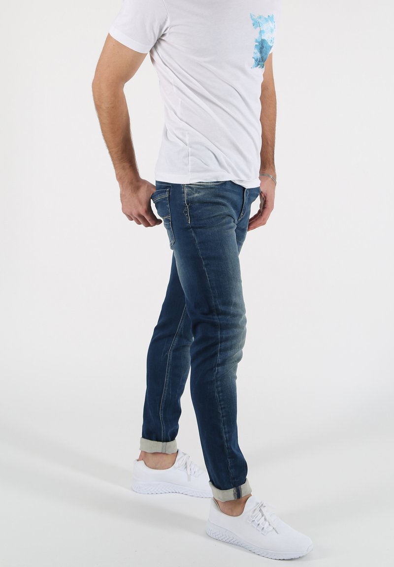 Herren Skinny Fit | Miracle of Denim Jeans Slim Fit blau - PH04357 Herren Skinny Fit | Miracle of Denim Jeans Slim Fit blau - PH04357