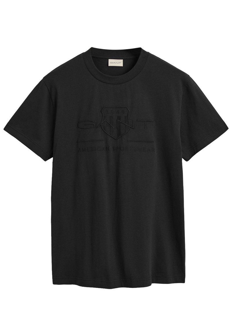 Gant T-shirt print zwart