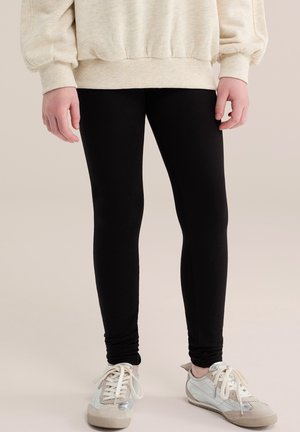 WE Fashion, 2 PACK - Leggingsit - black