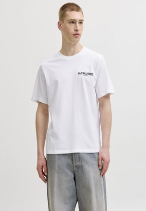 Jack & Jones PREMIUM JPRBLAOSCAR TEE 3 PACK - T-shirts basic - sagebrush green/black/white