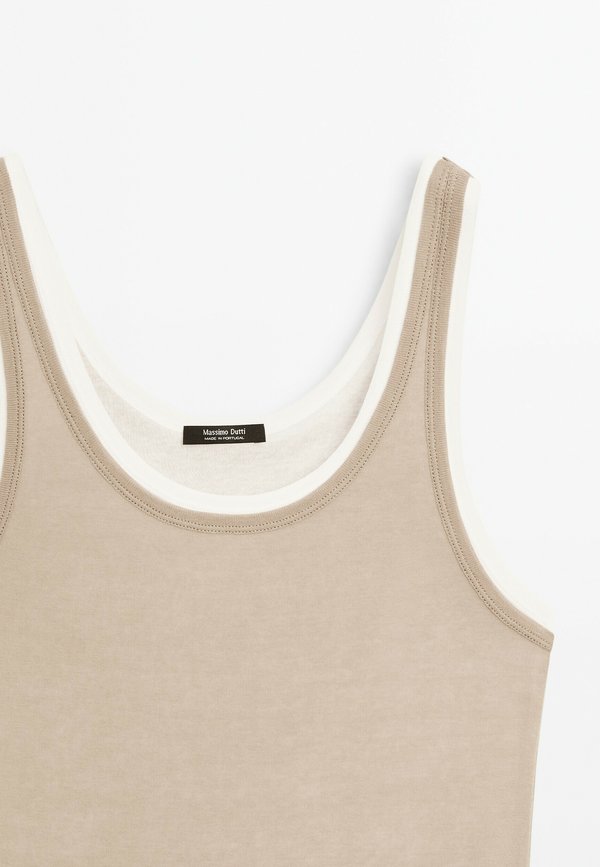 DOUBLE - Top - beige4