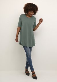 Kaffe BPJANE 1/2 SLEEVE - T-shirt basic - green bay