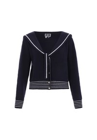 Cardigan - navy offwhite