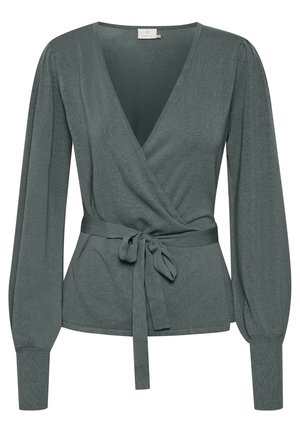 KAANNO ASTRID  - Strickjacke - balsam green