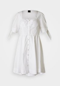 ASSOLTO ABITO - Shirt dress - radiant white