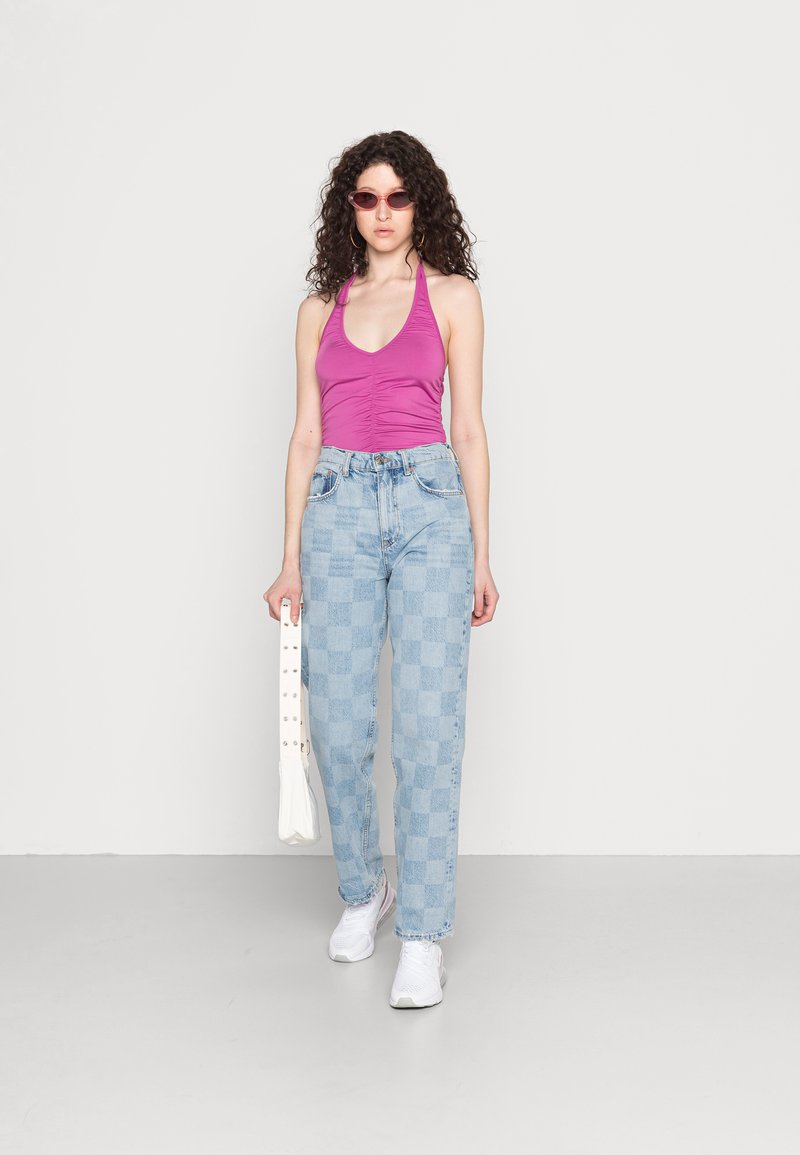 Damen Kleider | Weekday HALTER Top purple/lila - IR14320 Damen Kleider | Weekday HALTER Top purple/lila - IR14320