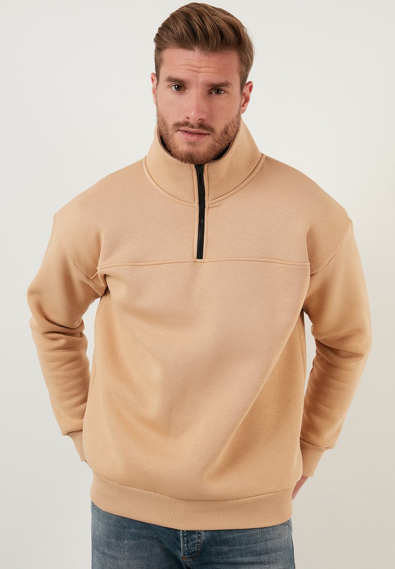 Buratti REGULAR FIT - Sudadera - sand