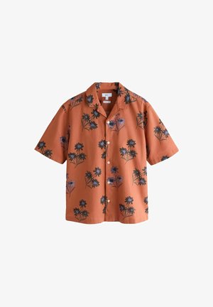 Next, REGULAR FIT - PRINT SHORT SLEEVE SHIRT . - Shirt - rust red floral