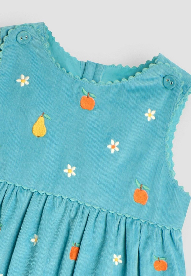 JoJo Maman Bb FRUIT FLORAL EMBROIDERED - REGULAR FIT - Day dress - duck egg/blue - Zalando JoJo Maman Bb FRUIT FLORAL EMBROIDERED - REGULAR FIT - Day dress - duck egg/blue - Zalando