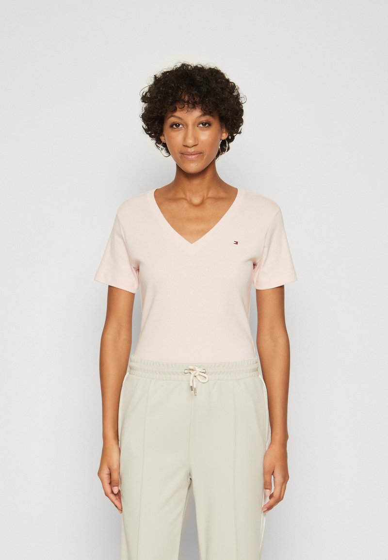 Tommy Hilfiger - SLIM CODY  - T-shirt basic - whimsy pink, Ingrandire