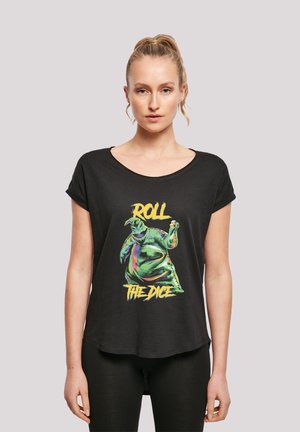 DISNEY THE NIGHTMARE BEFORE CHRISTMAS OOGIE BOOGIE ROLL THE DICE - T-shirts med print - black