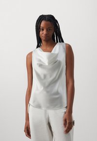VILA VIANITA WATERFALL - Bluse - snow white