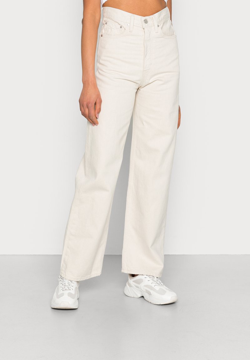 Levi's® HIGH LOOSE - Calças de ganga de perna direita - natural amber