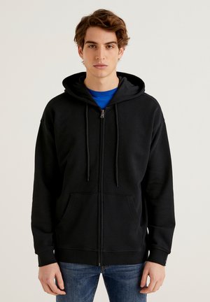 TOM TAILOR DENIM Sweat zippé - black/noir