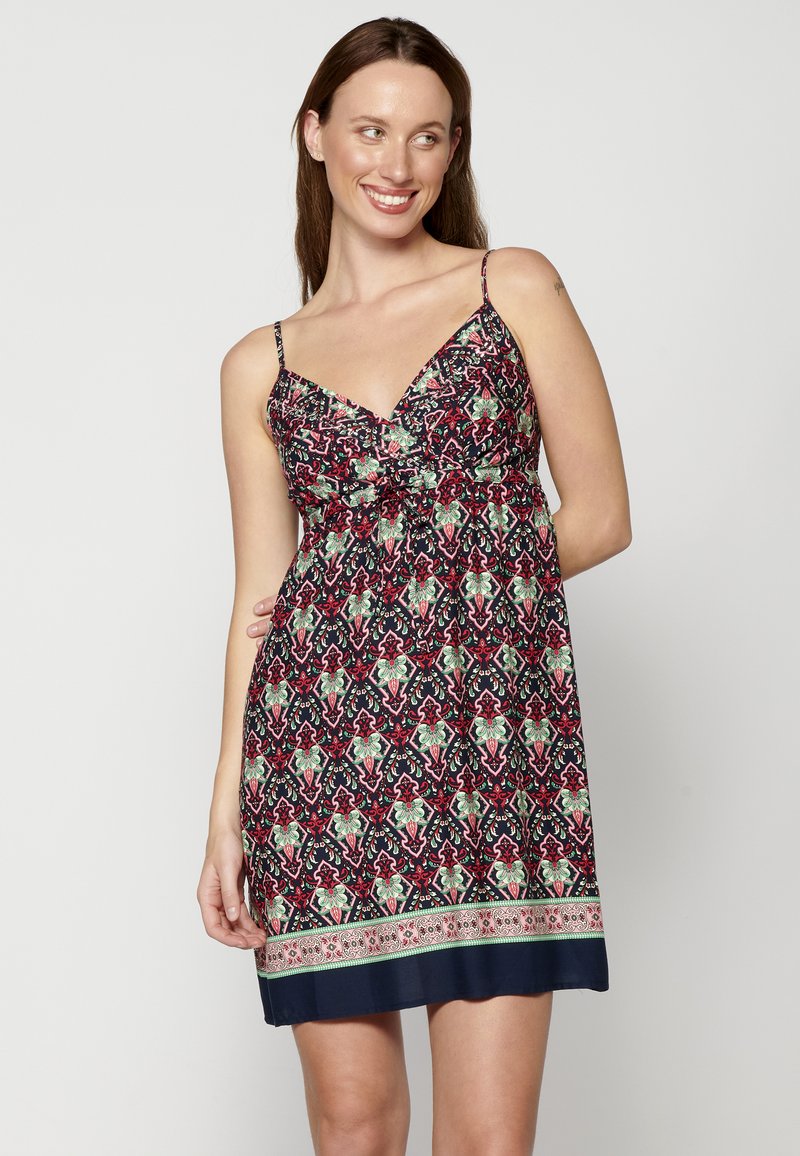Koroshi SUMMER HIGH - Freizeitkleid - black