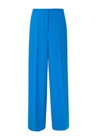 comma MIT PINTUCKS - Trousers - royalblau