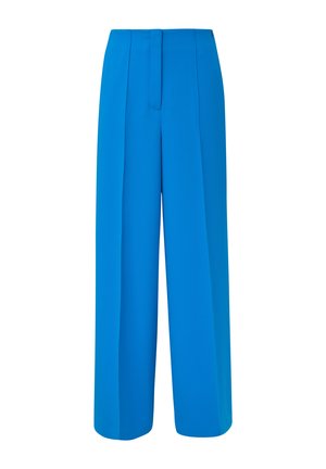 comma MIT PINTUCKS - Trousers - royalblau
