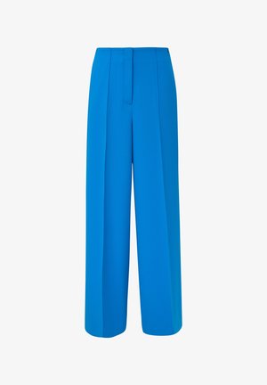 comma MIT PINTUCKS - Trousers - royalblau