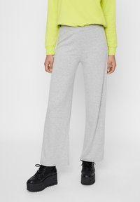 Pieces - Trousers - light grey melange Thumbnail Image 1