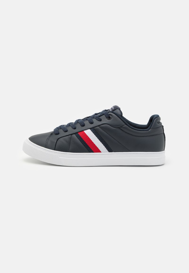 Tommy Hilfiger ICON COURT STRIPES - Trainers - desert sky/dark blue ...