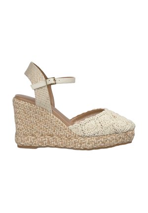 Sandalen met plateauzool - piedra