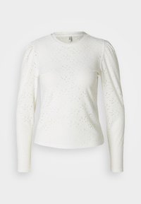 ONLSMILLA O NECK PUFF - Top s dlhým rukávom - cloud dancer