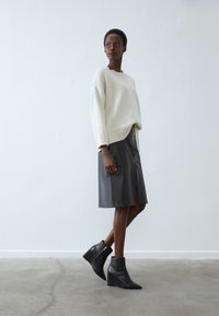 Zign LEATHER - Botins - black