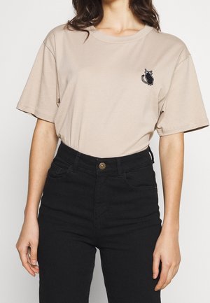 T-shirt imprimé - beige