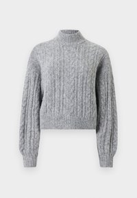 Unselected, medium grey melange