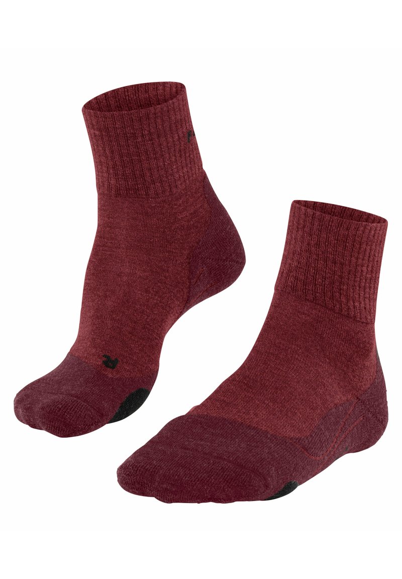 FALKE TK2 Wool Short Trekking medium cushioning - Sportsocken - scarlet
