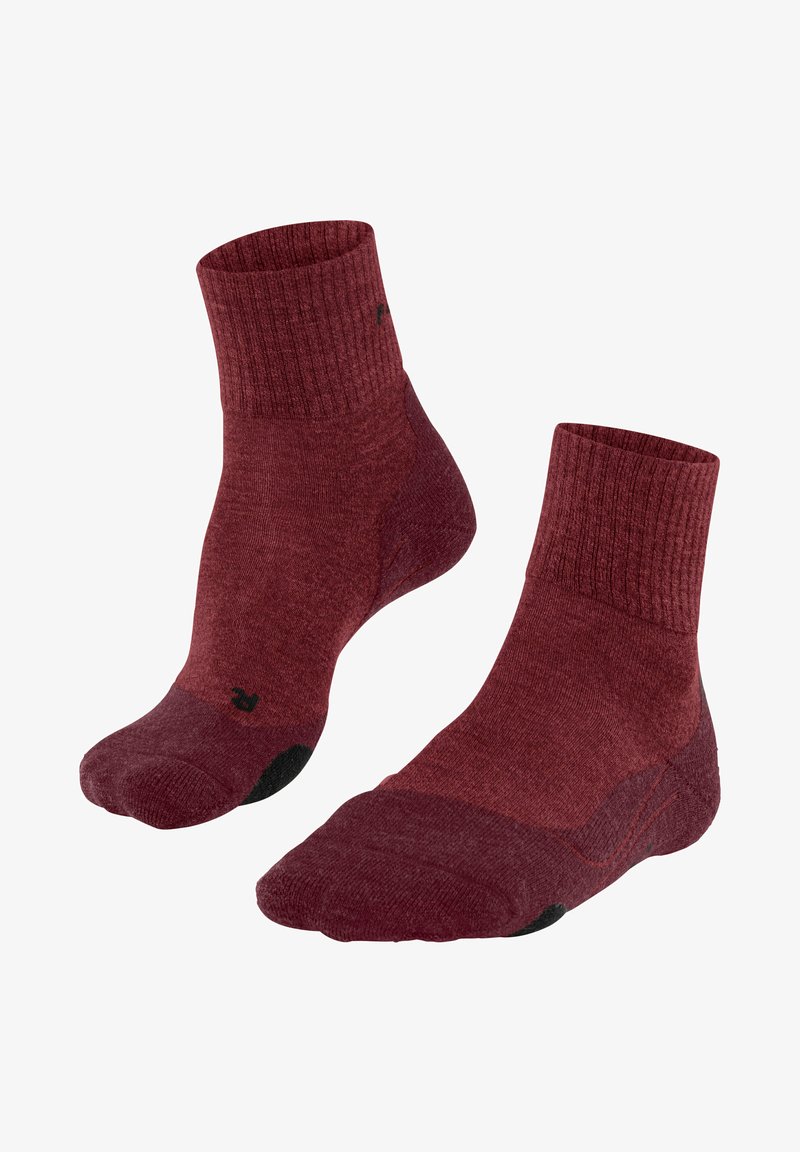 FALKE TK2 Wool Short Trekking medium cushioning - Sportsocken - scarlet