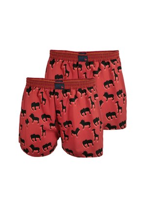 Unabux 2-PACK - Bokserishortsit - hellrot