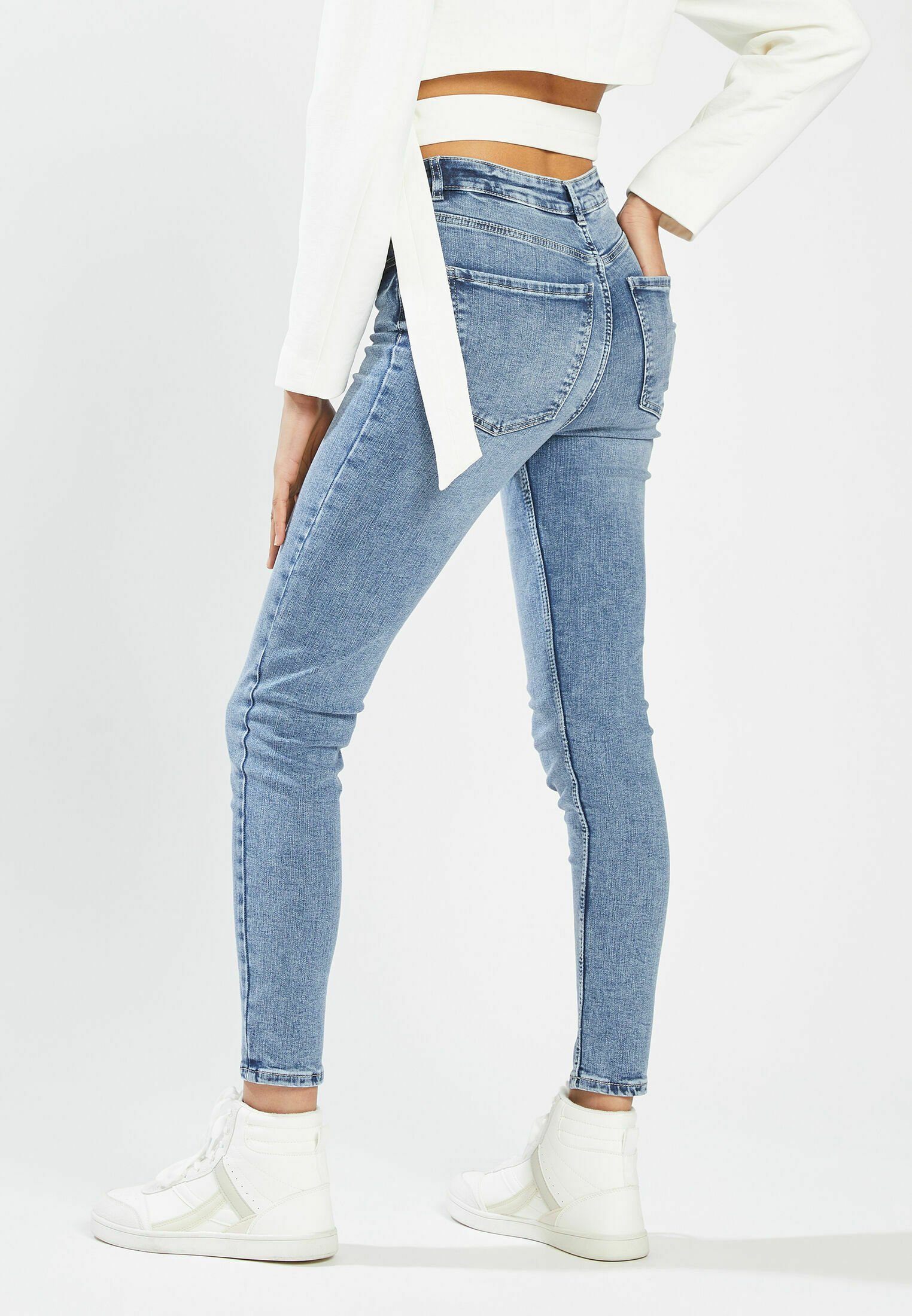 Pimkie SKINNY JEANS - HIGH WAIST - Slim fit jeans - denimblau/blue -  Zalando.de