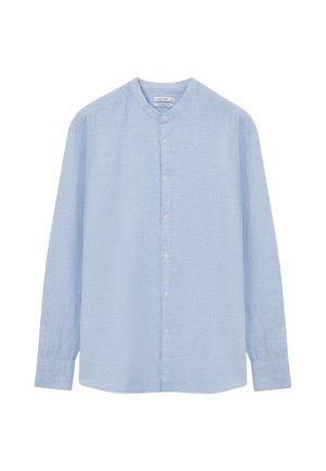 COREANA A RIGHE - Shirt - var azzurro