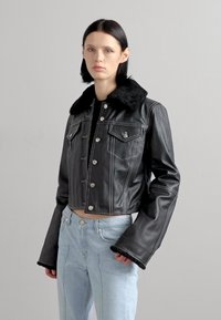 Filippa K JACKET - Leather jacket - black