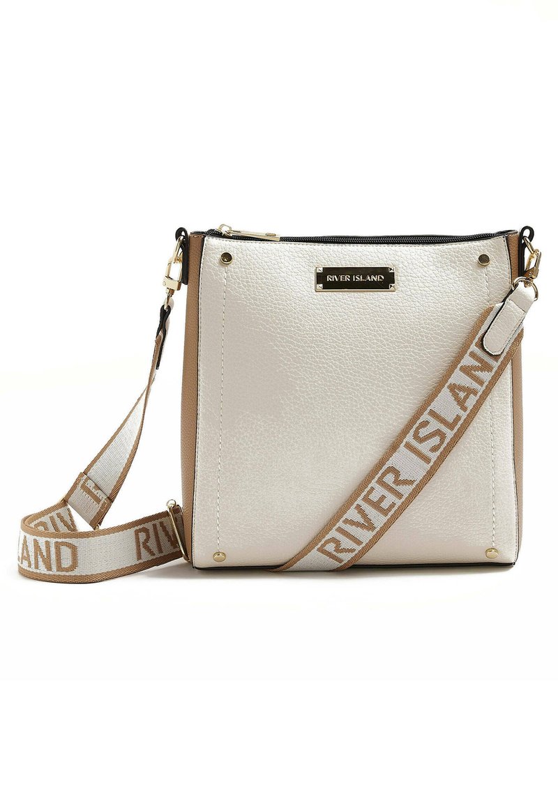 Sac Bandoulière River Island En Cuir Rose Clair - Neuf Avec étiquettes