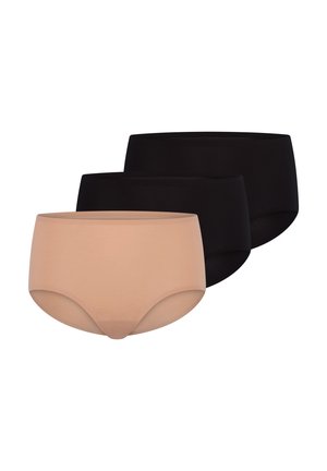 3ER PACK SIMPLY BETTER INVISIBLES TAILLEN - Slip - schwarz cream tan