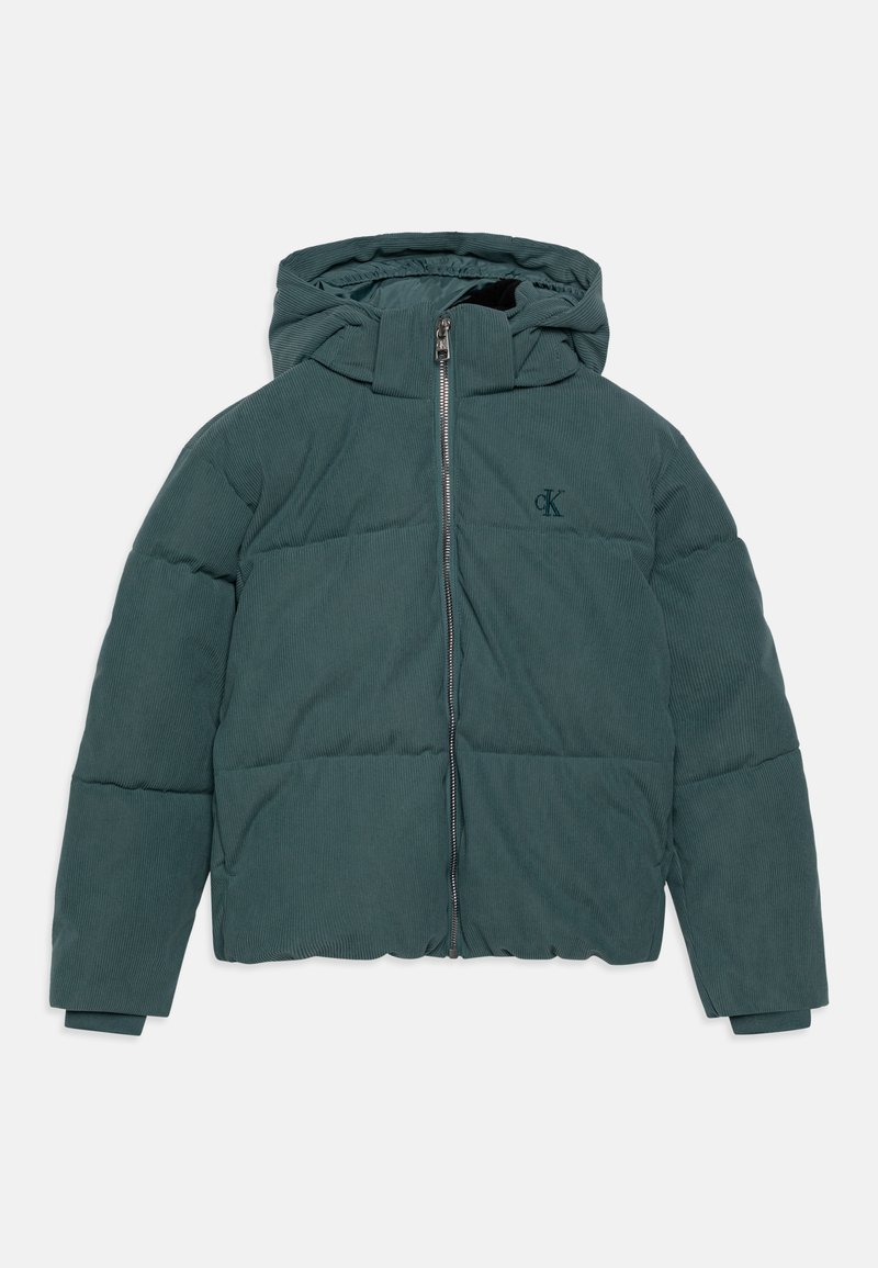 Calvin Klein Jeans HOODED PUFFER - Ziemas jaka - north atlantic