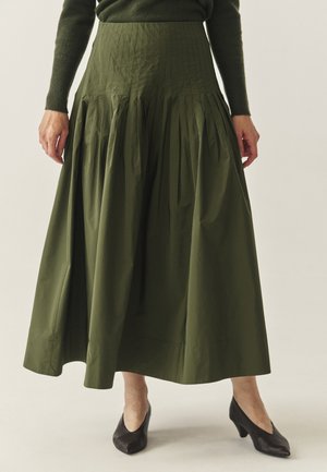 PLISKA - Suknja A kroja - green