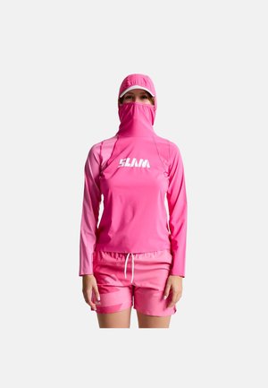 OD WS TECH HOODED - Maglietta a manica lunga - hydrangea pink