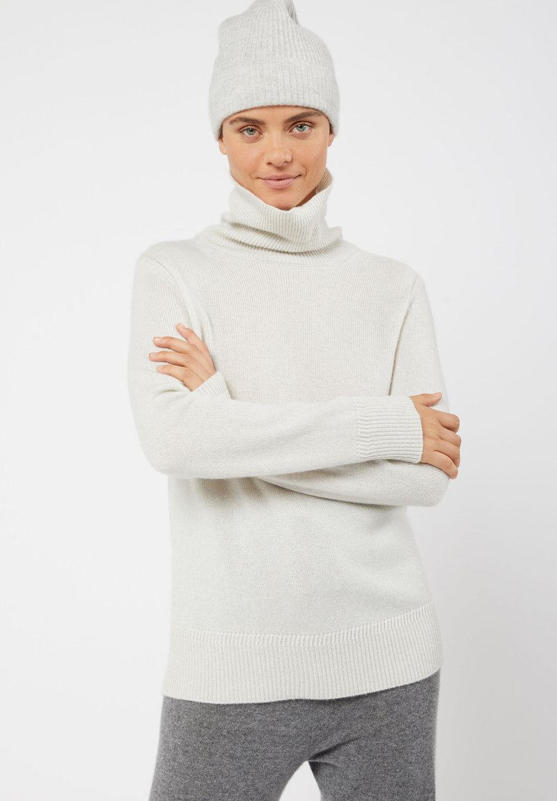 Rodier TURTLENECK - Strickpullover - blanc